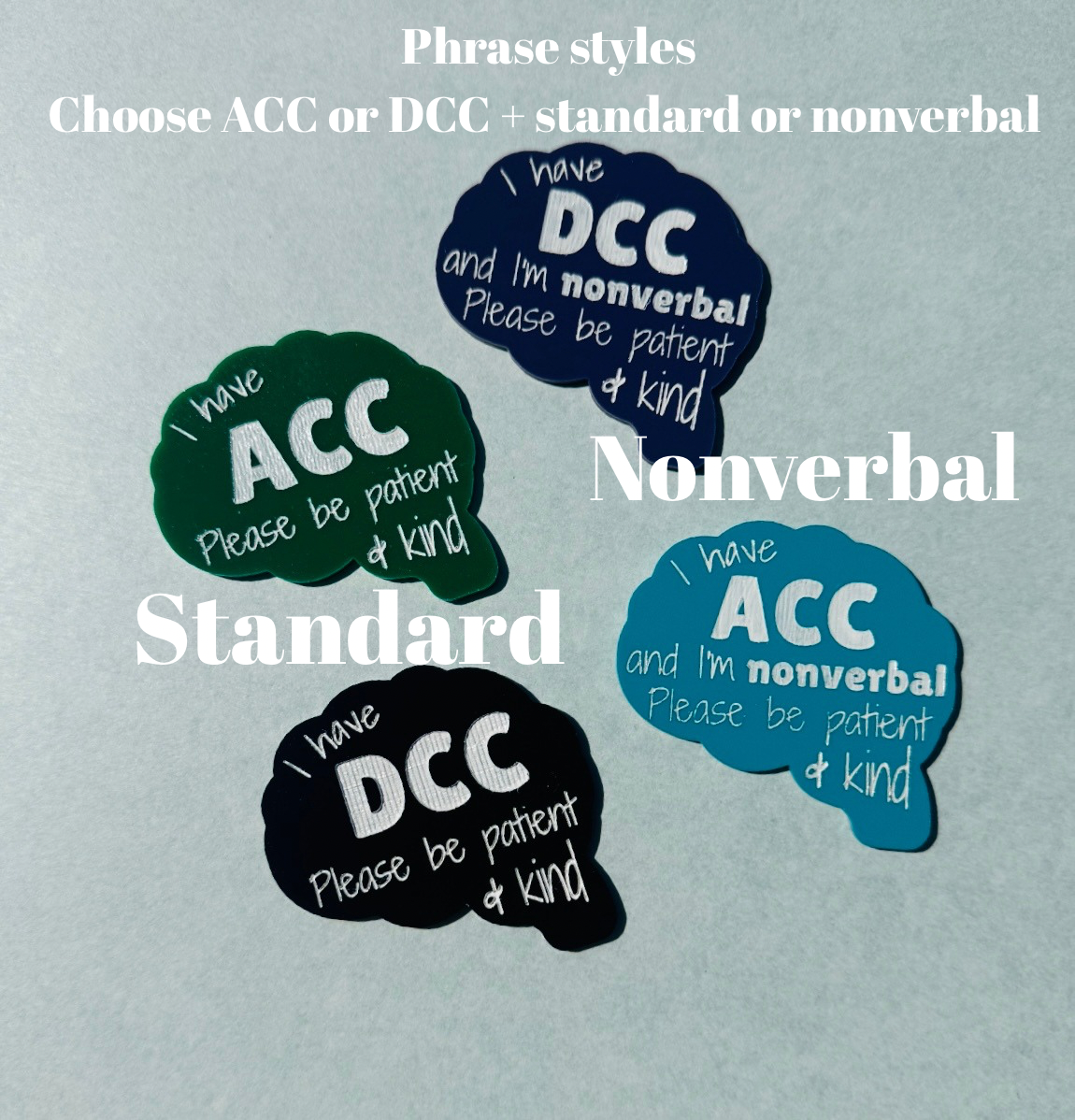 DCC and ACC Self Advocate Pin