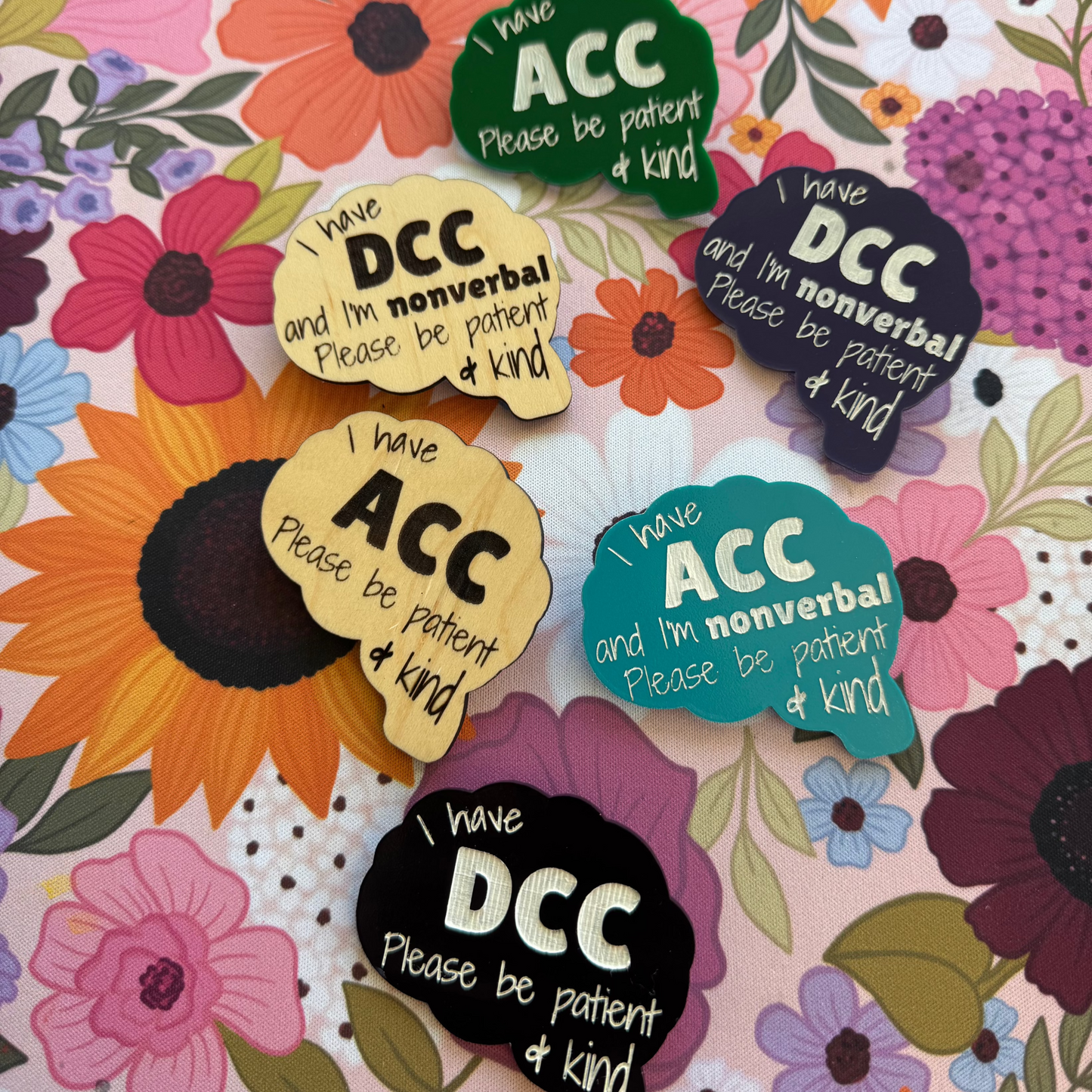 DCC and ACC Self Advocate Pin