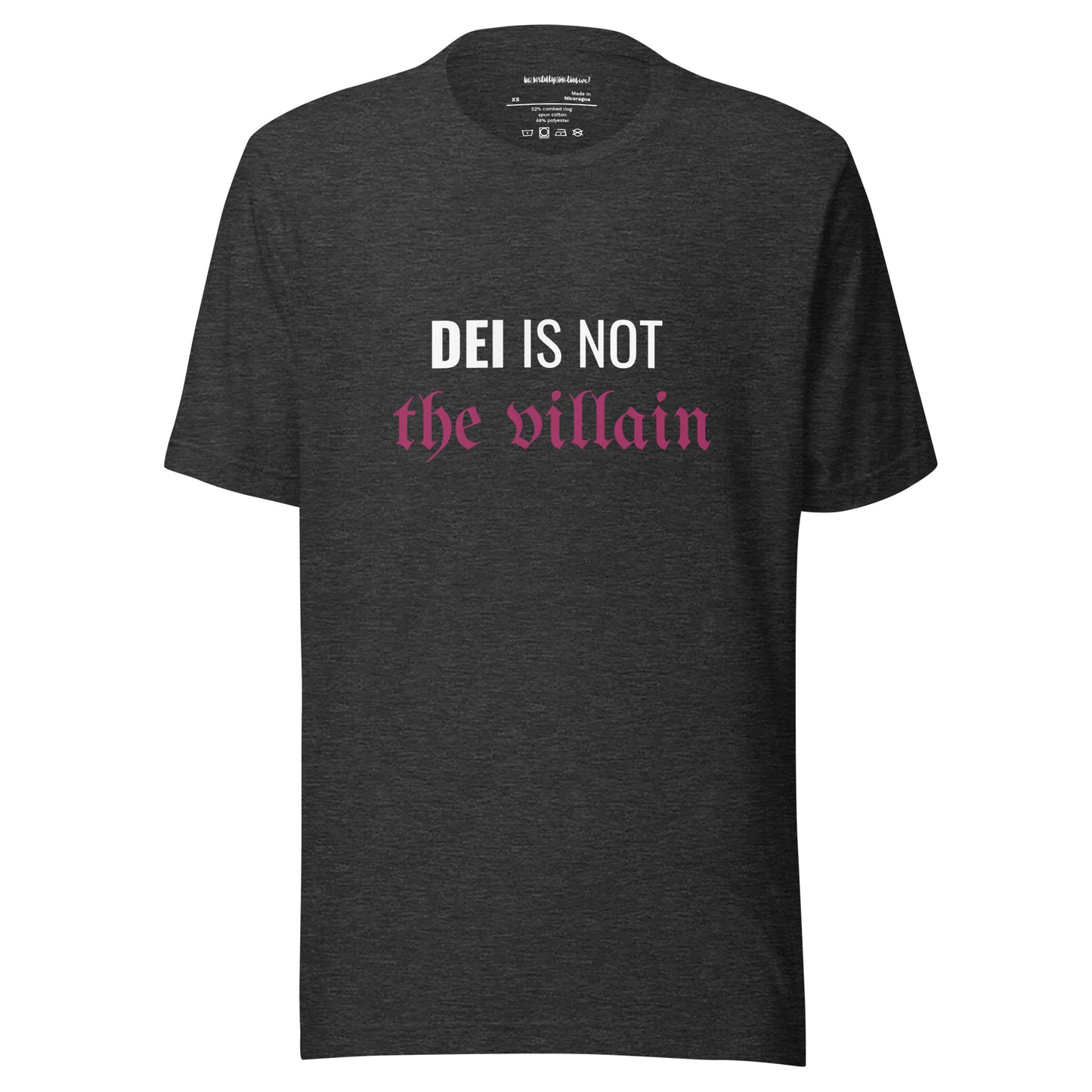 DEI Is Not The Villian Adult T-shirt