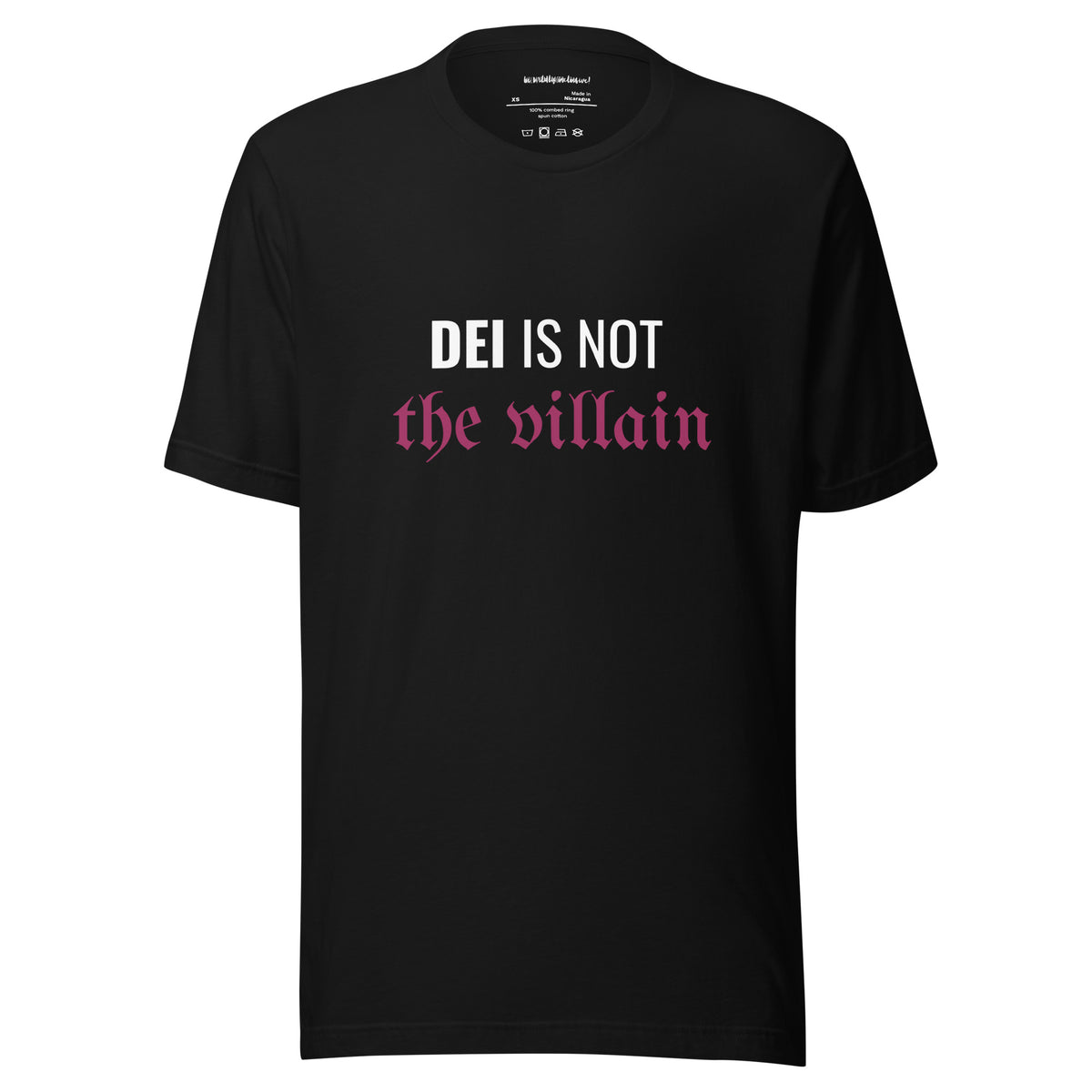 DEI Is Not The Villian Adult T-shirt