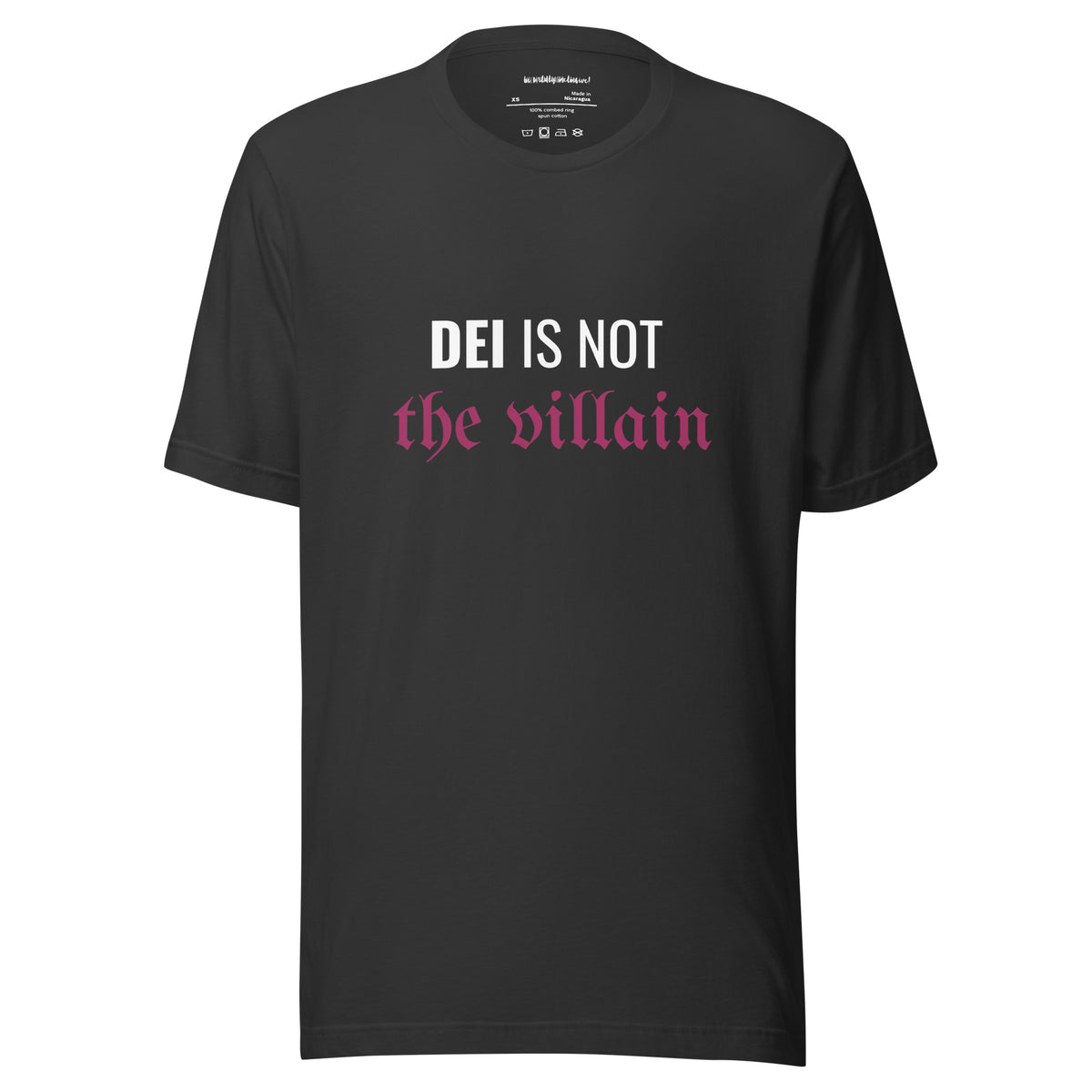 DEI Is Not The Villian Adult T-shirt