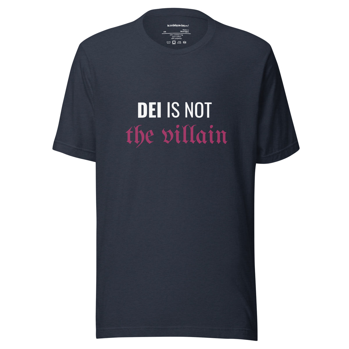 DEI Is Not The Villian Adult T-shirt